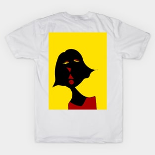 Woman In Red T-Shirt